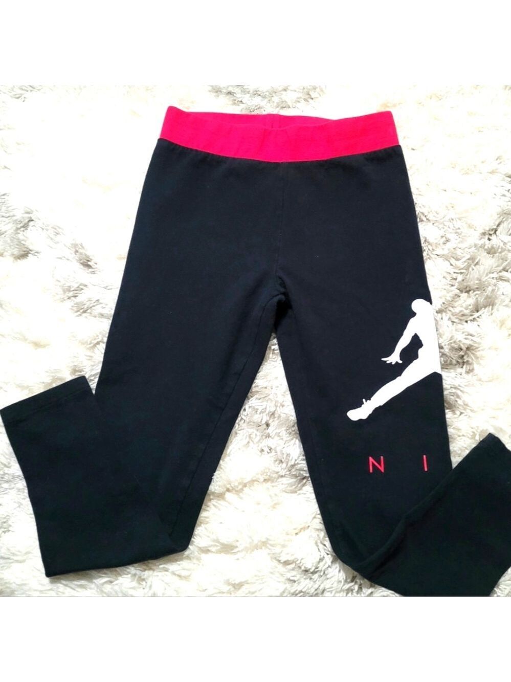 Jordan Girls Jumpman High Rise Leggings Size M